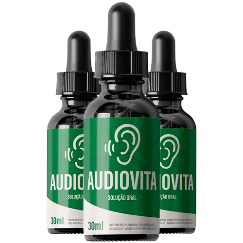 Pacote com 5 frascos de Audiovita