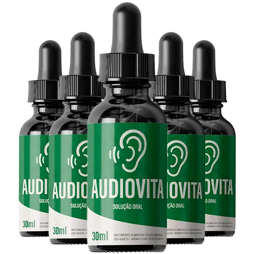 Pacote com 1 frasco de Audiovita
